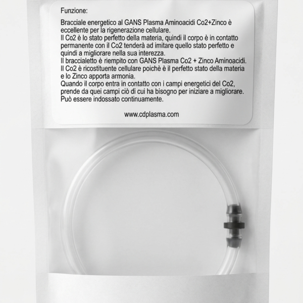 Braccialetto Energetico GANS Plasma CO2 Zinco