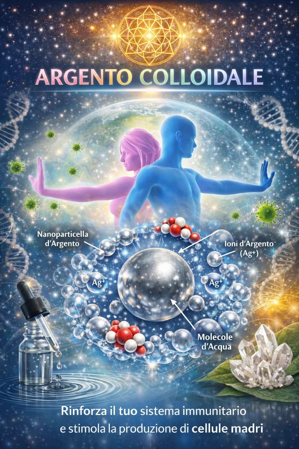 Argento colloidale, un prezioso rimedio ancestrale